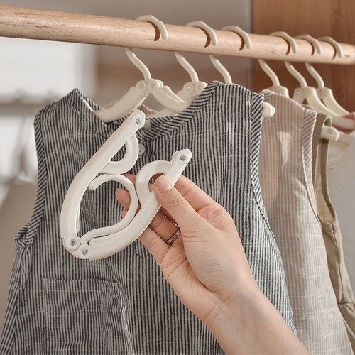 Travel folding clothes hanger, sock drying artifact, portable travel clip, clothes drying clip, dormitory clothes storage, home hanging clothes