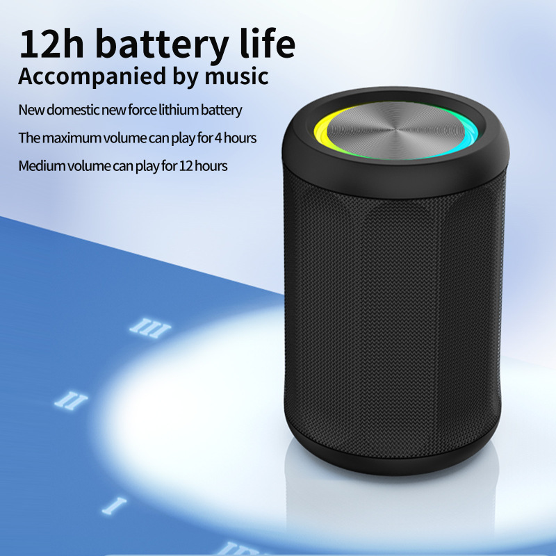 2025 新しいミニファブリック Bluetooth スピーカーワイヤレス TWS インターネットステレオポータブルカラフルなオーディオクロスボーダー|undefined