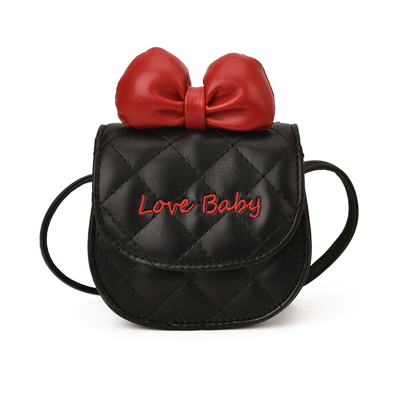 Bolsas de niños de comercio exterior transfronterizo nuevo gatito lindo arco mini bolso de hombro de moda bolso de cambio de bebé Ringer