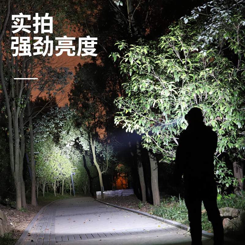 Linterna Frontal LED de Alta Potencia, Modelo Nuevo, Recargable por USB, con Cinco Luces, para Minería, Actividades al Aire Libre, Súper Brillante