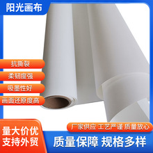 化纤弱溶剂高光耐刮油画布600*300D260克，高清数码打印油性墨水