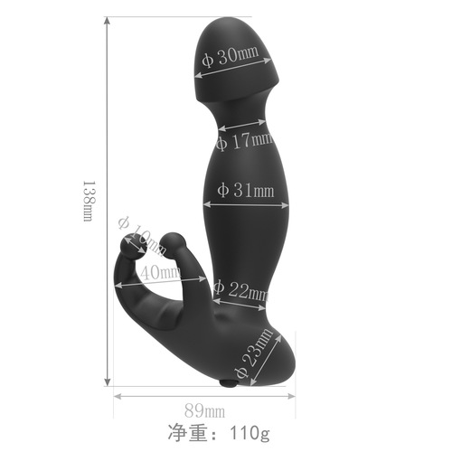 Soft gel prostate massager for men, G-spot anal plug, anal massage masturbation device, backcourt vibrator, drop shipping