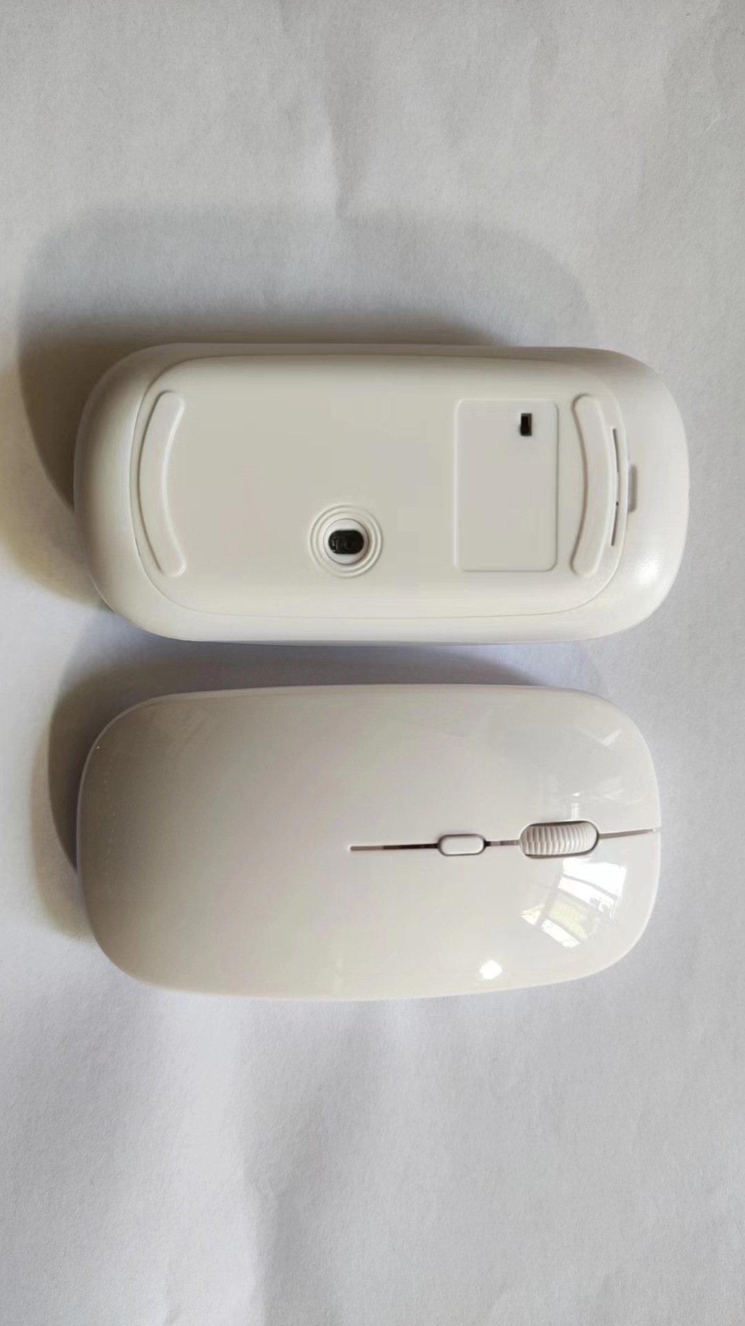 单蓝牙素材磨砂白底部新模