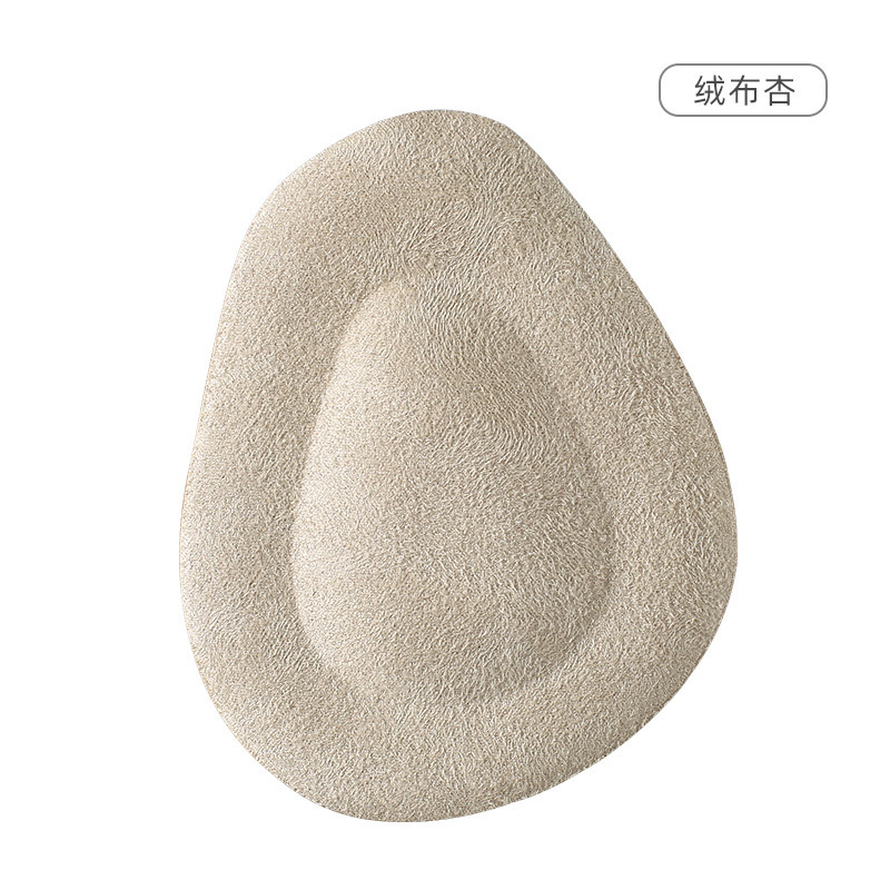 Amazon GEL espesado antideslizante suave masaje transparente almohadilla de talón alto almohadilla de medio tamaño de gota de agua almohadilla delantera