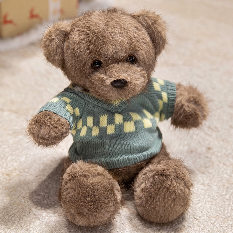 Bonito pacificador Teddy Bear muñeca muñeca de peluche muñeca de tela regalo de cumpleaños novia sorpresa de día de San Valentín