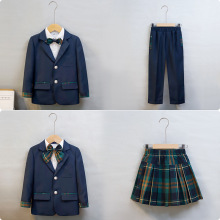 小学生西装校服春秋款幼儿园园服儿童礼服团体表演服装男女童班服