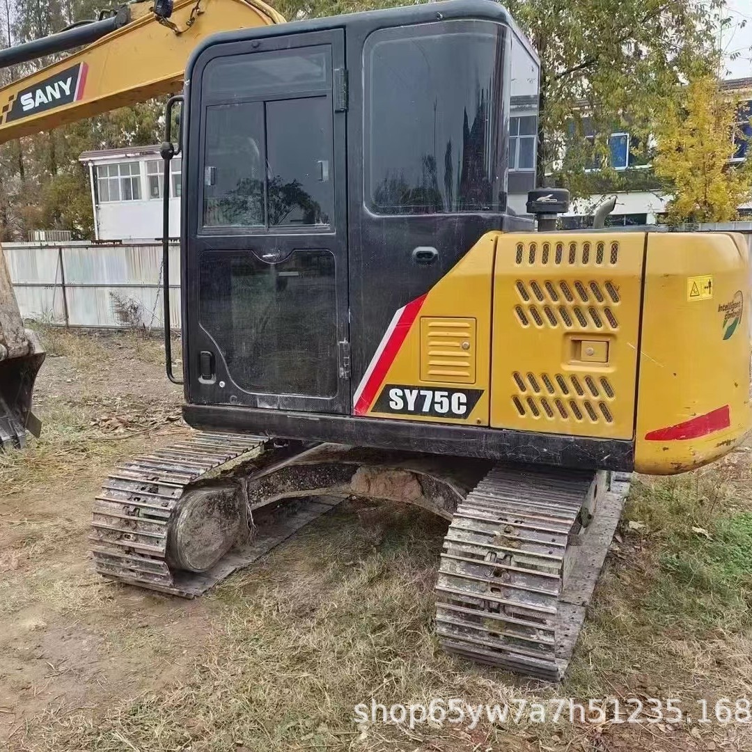 出售精品三一75二手挖掘机 整车完好 滴油不漏 手续齐全 质保一年