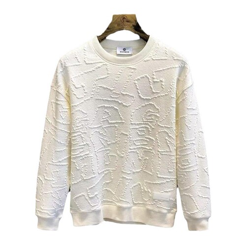 Printed Autumn/Winter Hoodie for Men 2024 Spring/Autumn Season Korean Version New Arrival Crew Neck Loose Top Chic Hong Kong Style Trendy