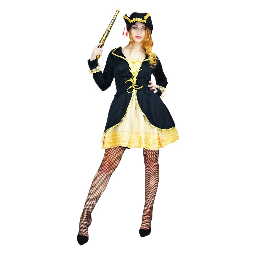 Halloween adulto traje de pirata ropa de fiesta Cosplay traje de la mascarada ropa del funcionamiento de la etapa
