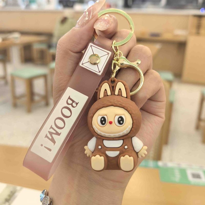 跨境拉布布可爱系列钥匙扣创意公仔坐姿汽车背包挂饰地摊礼品批发|undefined