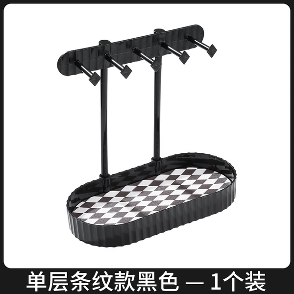 Striped single layer (black)