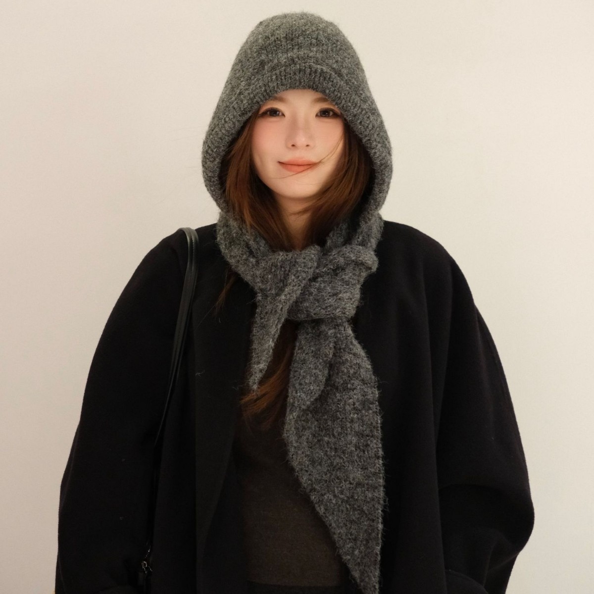 Hooded Shawl Collection - Niche Korean Design, Independent Niche Brand, Same Style, Personalized Fashion, Spring and Autum Matchinging