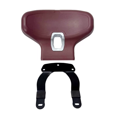 Suitable for Haojue Lumi125 Modified Rear Backrest, Rear Seat Lumbar Support, Passenger Backrest, Humpback Backrest, Cushion (Motorcycle tail) - model-a-haojue-lumi125-red-rear-backrest