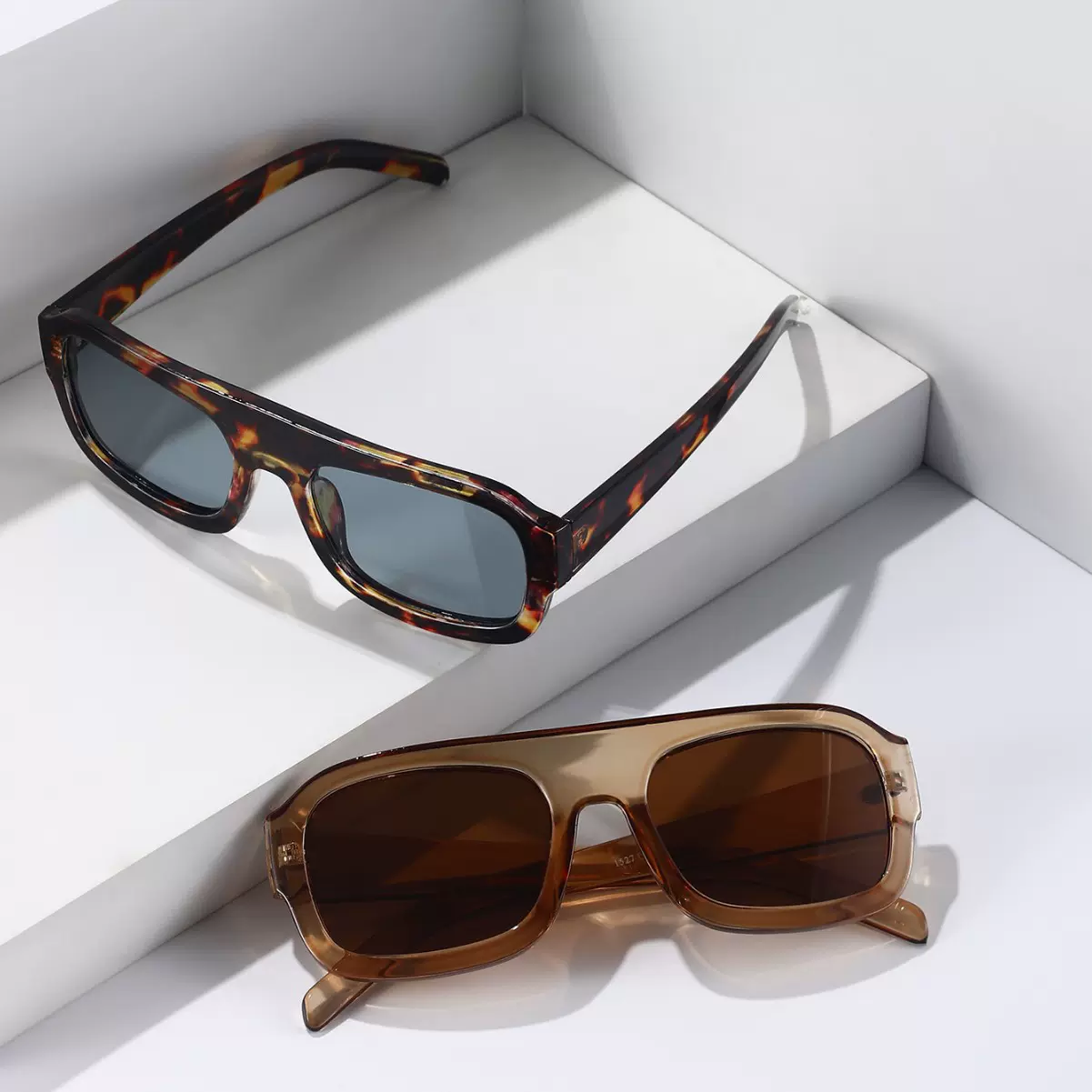 欧美风爆款方形大框太阳镜时尚潮流百搭墨镜开车旅行防晒防紫外线