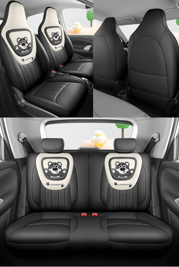 Suitable for 2024 third-generation Wuling Hongguang MINI Macaron car seat cover cartoon cute full surround
