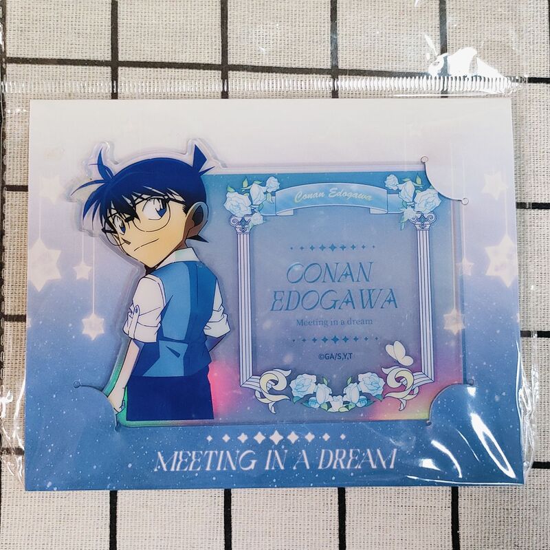 公式正規品 名探偵コナン 夢の絵/30周年記念シリーズ 透明カードコースター オーナメントスタンド|undefined