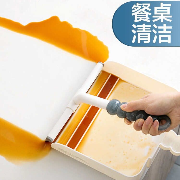 Qing Mu Ju Rubber Dining Table Scraper Dustpan Set Household Multifunctional Cleaning Tool Window Glass Wiper