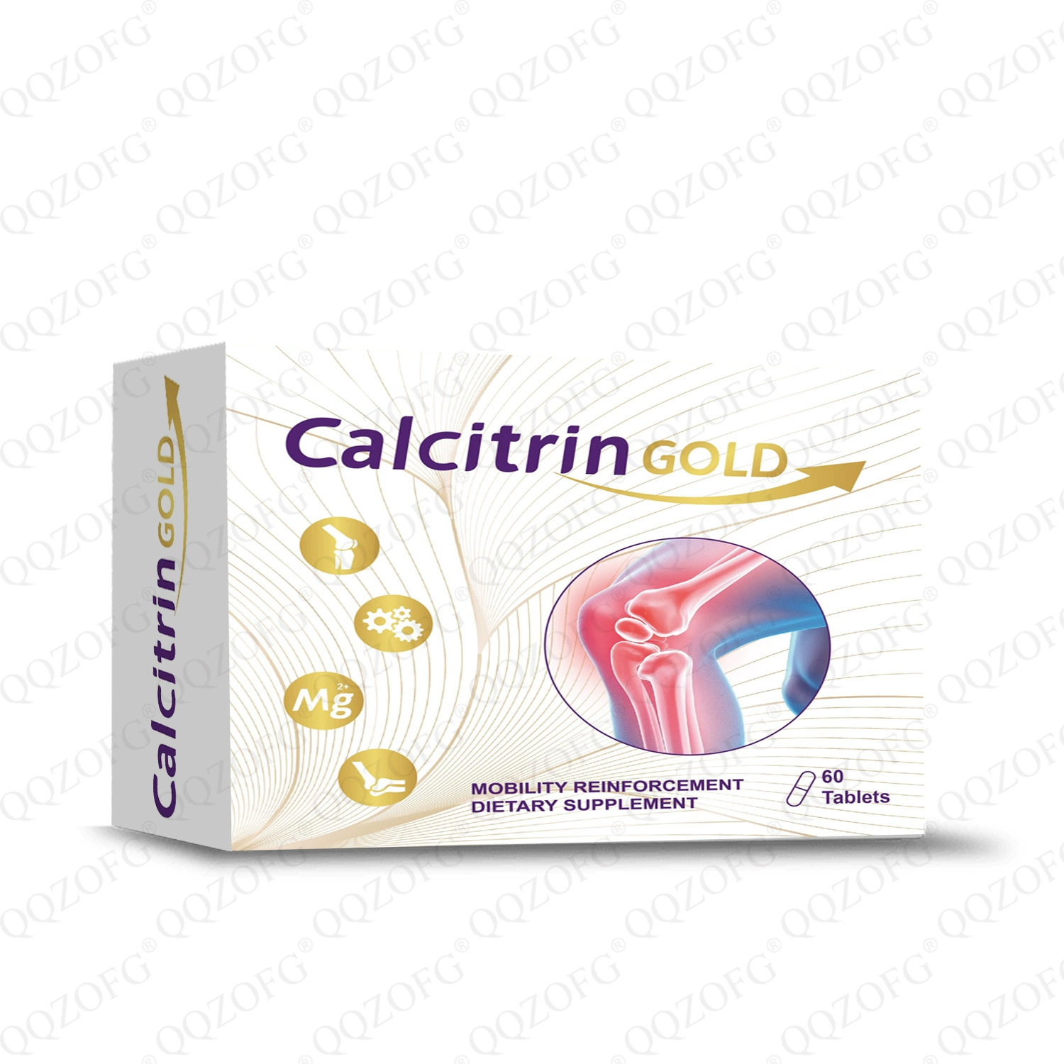 Таблетки кальцинирующего витамина Calcitrin Gold — бестселлер Amazon на международном рынке, 60 таблеток, производитель, поддерживающий OEM.