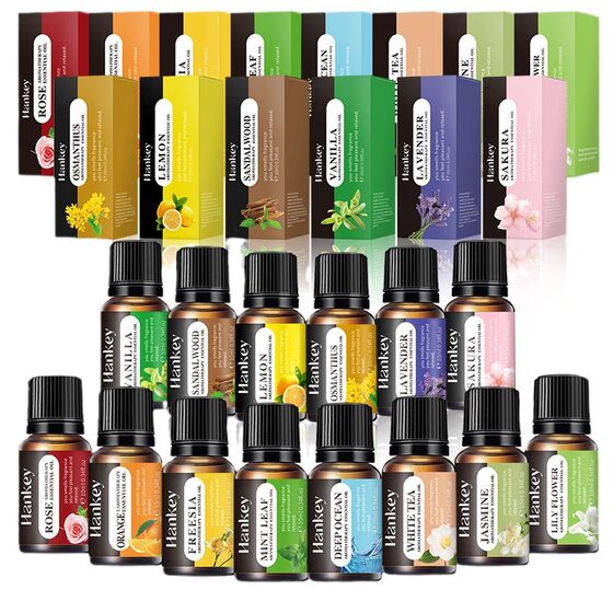 Cross-border full English foreign trade aromatherapy essential oil lasting fragrance fresh water-soluble aromatherapy plant essential oil manufacturers wholesale