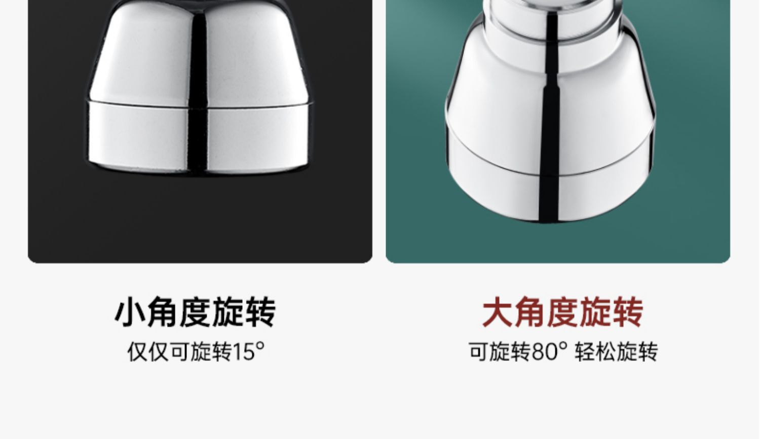 Kitchen faucet extender, anti-splash wonder, special for sink, cold and hot universal external connection, all-copper shower head Specification drawing