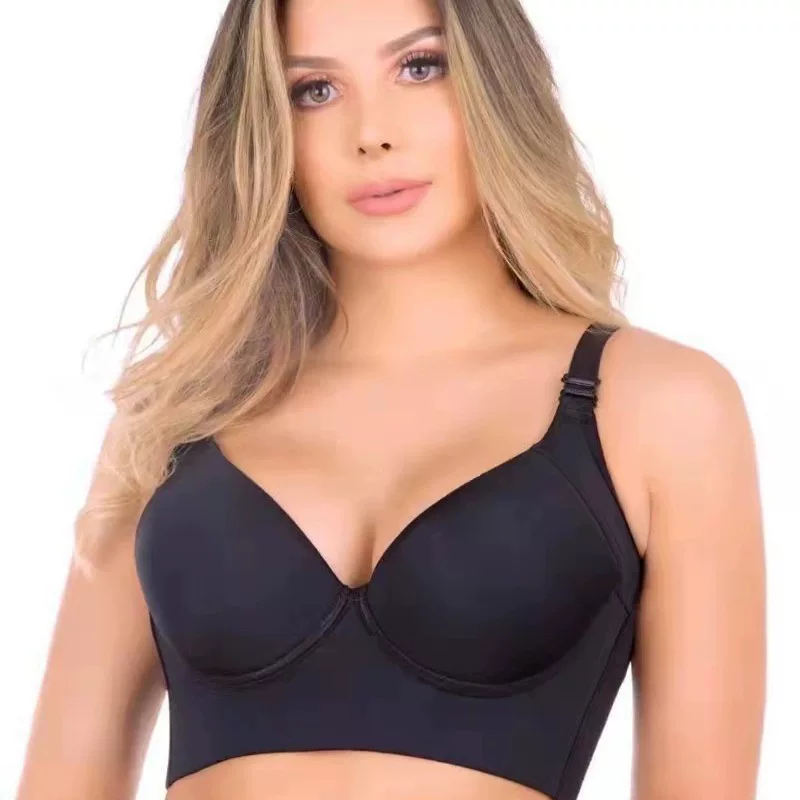Supporting underwear with steel rings, sports bra, beautiful back, European style
