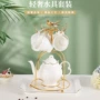 欧式手工咖啡白瓷水杯