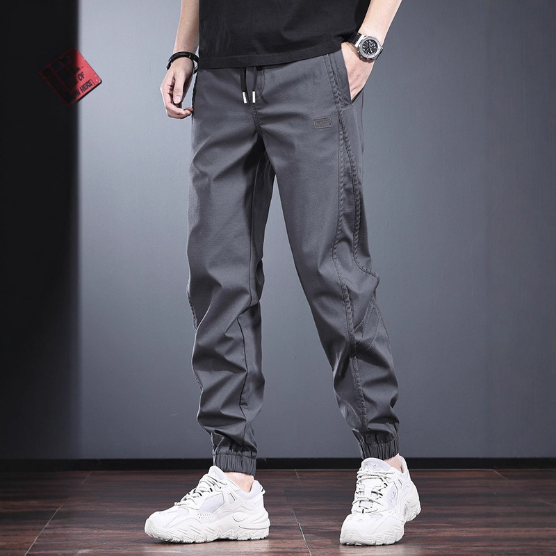 Cross-Border Source Factory Trendy Brand Jogger Cargo Pants for Men, New Spring and Autumn Style, Loose Fit, Slimming, Versatile Sports Casual Pants Cross-Border Source Factory Trendy Brand Jogger Cargo Pants for Men, New Spring and Autumn Style, Loose Fit, Slimming, Versatile Sports Casual Pants