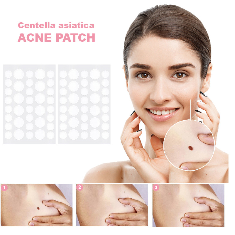 Patch BUPY Invisible Réparateur Gratuit, Imperméable, anti-cernes 72 Pièces Anti-Acné_voghion.com