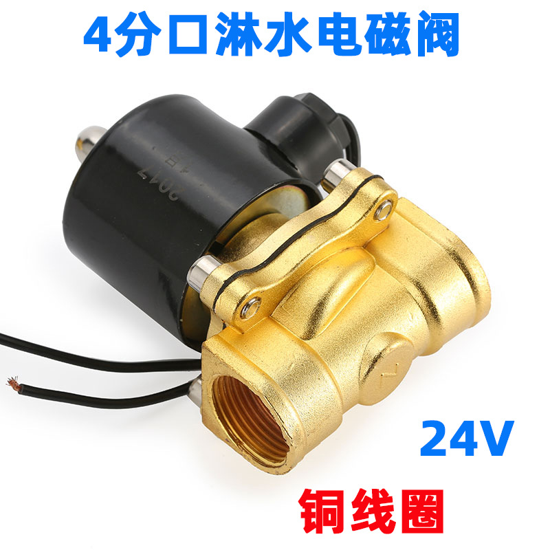 淋水器配件货车放水阀货车挂车4分淋水电水箱磁阀24V开关电子通用