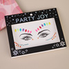 European and American PARTYJOY Music Festival Makeup Special Eyes Eye Diamond Diamond Face Diamond Eyes Crows Crowd Drills