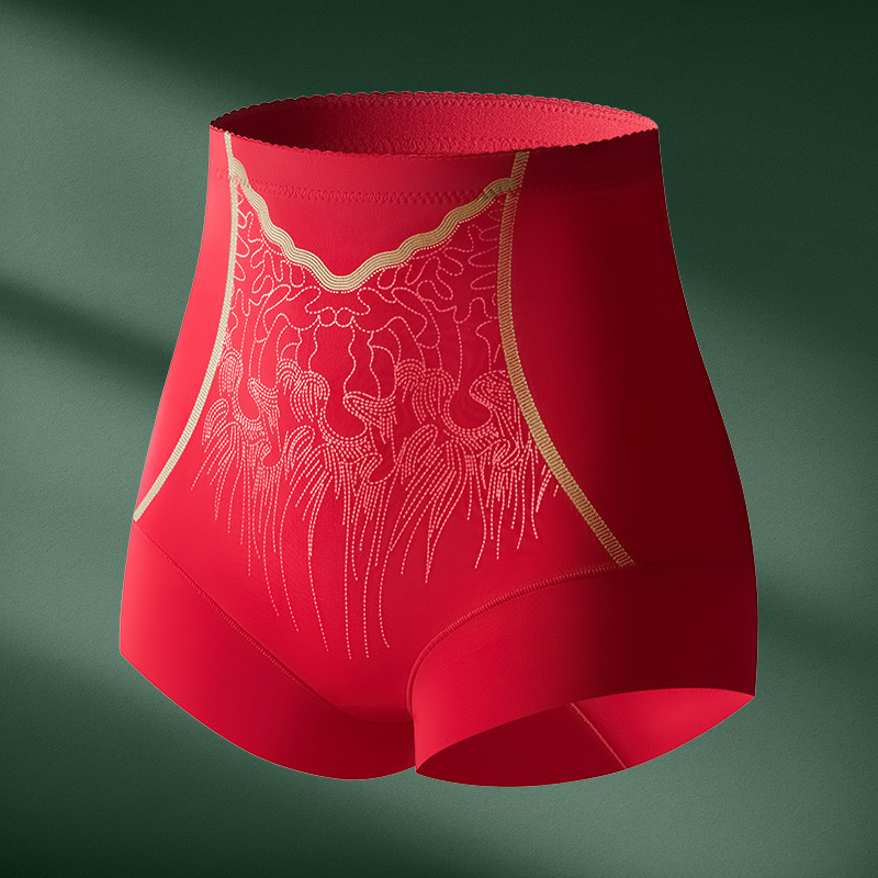 Pantalón Moldeador de Cintura Alta de Nailon Sin Costuras Control de Abdomen y Levanta Glúteos para Posparto