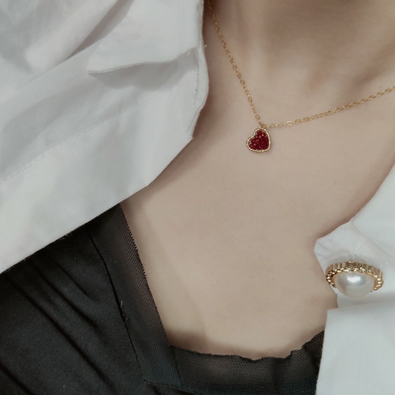 Colar de pérolas de luxo com fecho magnético para mulher_voghion.com