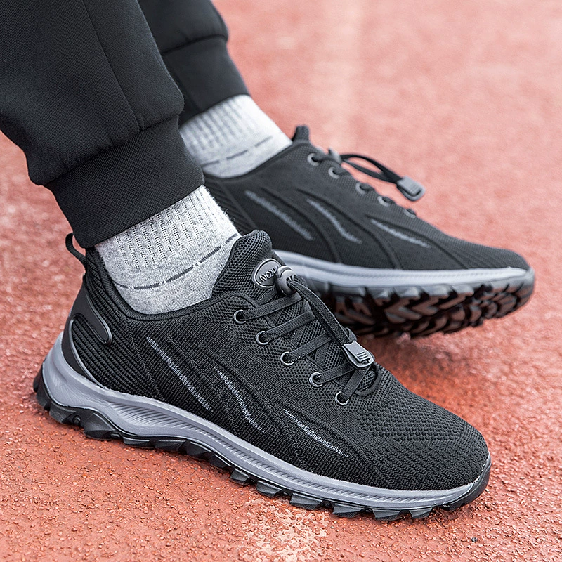 Осенняя мужская обувь среднего возраста легкая папая обувь 40-50 лет спортивная обувь среднего и пожилого возраста противоскользящая обувь для пожилых людей на мягком подошве