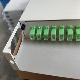 19inch Fiber Optic Distribution Frame - Enclosed 1U High-Density Optical Cable Terminal Box 24-Core 48-Core Manufacturers Self-Sold