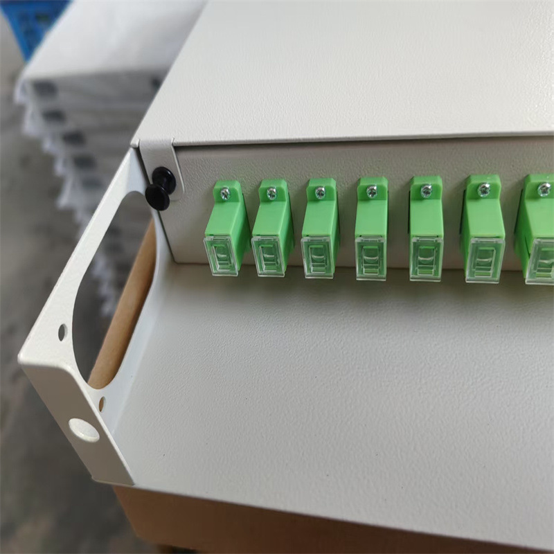 24口光缆终端盒-机架封闭式光纤配线架19英寸24芯光纤终端盒厂家