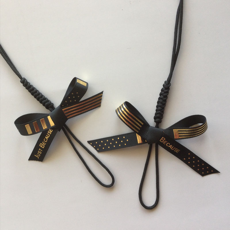 factory direct sales diptyque diptyque aromatherapy car ribbon decoration car hanging bow printing logo