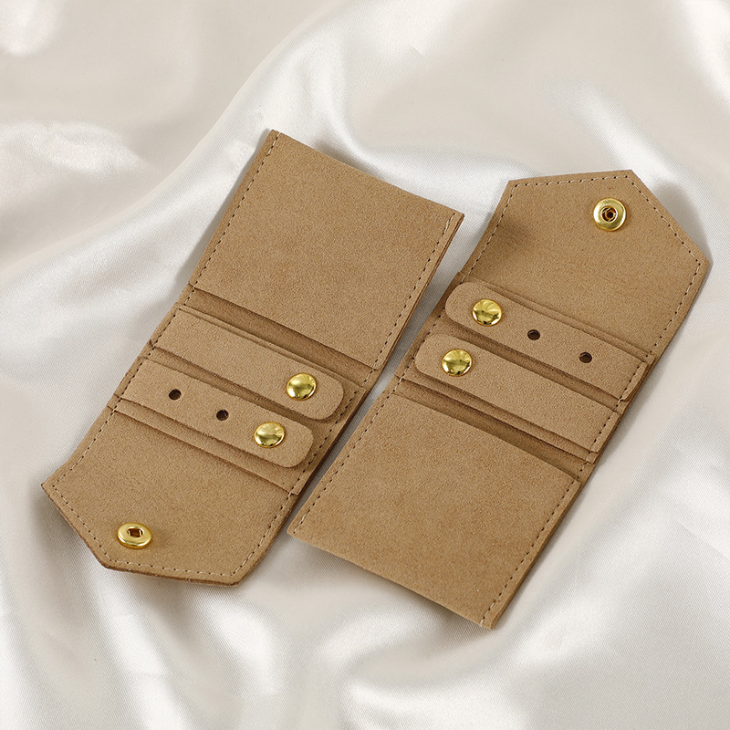 1 Pièce Super-filament Élégant Femme Style Simple Vacances Voyage Selfies Couleur Unie Sacs D'emballage Bijoux display picture 9