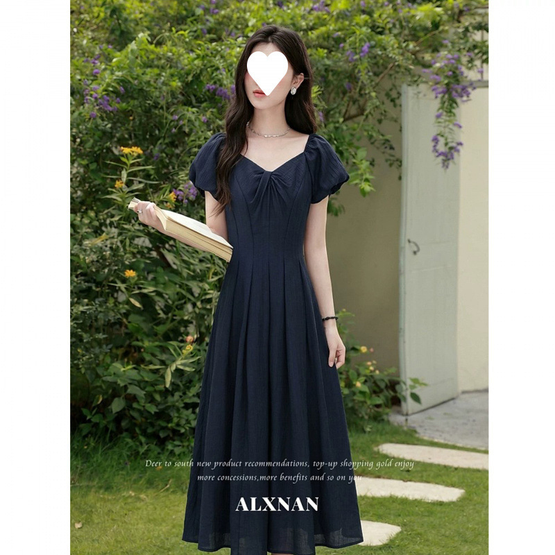 Soft Pink French-Style Light Pink Dress for Women, New Summer Model, High-End Elegant Long Dress