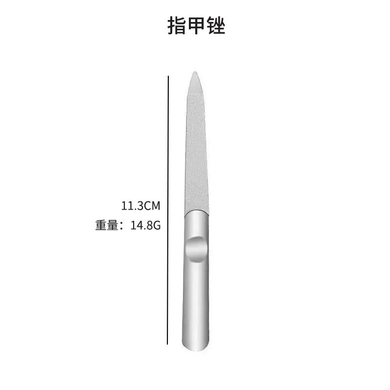 跨境不锈钢足部护理套装美甲店死皮叉双头剔甲器磨脚器去角质工具|undefined