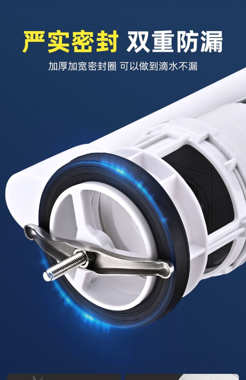 Toilet water tank accessories, old-fashioned toilet bowl, universal drainage and water inlet button, water supply and water outlet complete set direct sales undefined