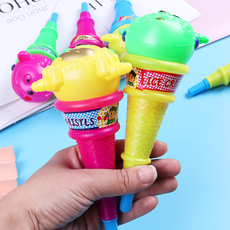 Helado dragón soplando juguete helado animal dragón soplando truco divertido niños Venta caliente puesto al por mayor