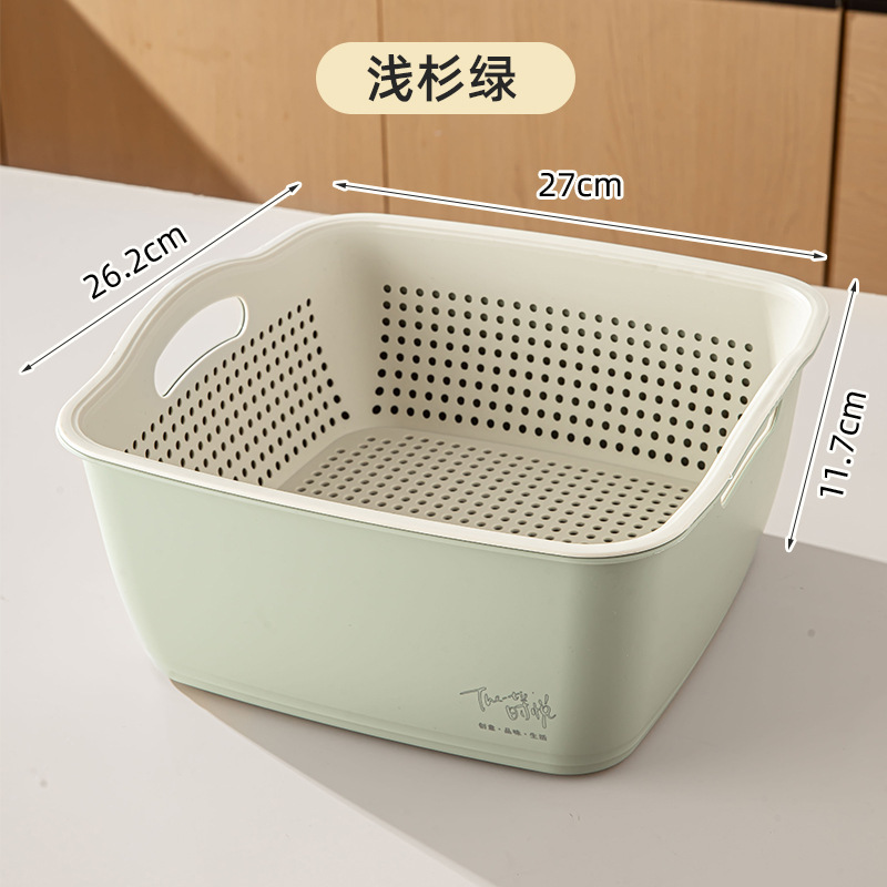 Shiyue キッチンシンク排水バスケット二層肥厚フルーツプレートホームリビングルームコーヒーテーブル排水バスケットメーカー在庫|undefined