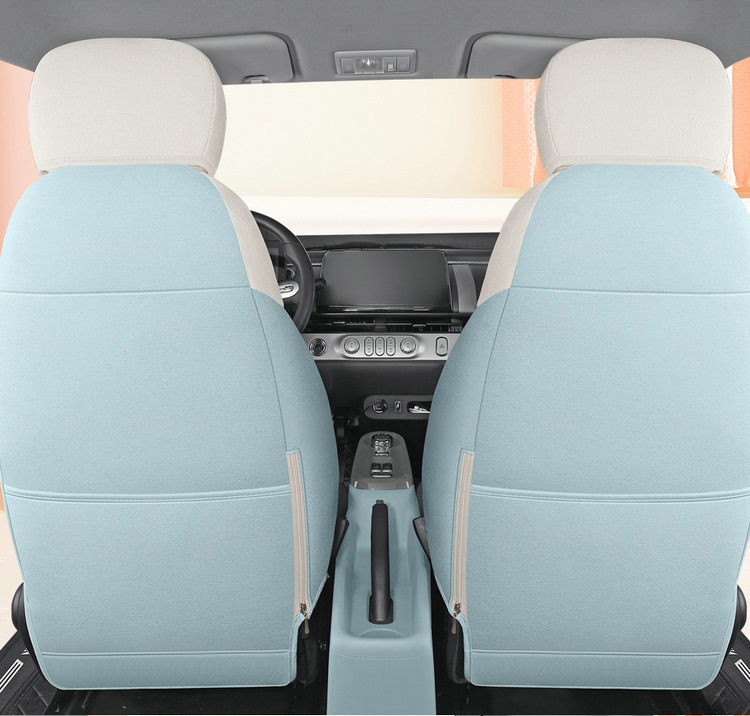 Waxy corn Lumin linen car seat cushion fully surrounded by cotton and linen seat cover cartoon cute goddess four seasons seat cover