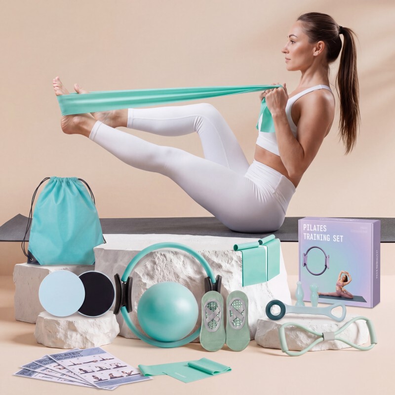 Cross-Border Yoga Essentials Pilates Ring Magic Circle Fitness 13-Piece Set Resistance Band Resistance Hip Circle Fitness Ball Cross-Border Yoga Essentials Pilates Ring Magic Circle Fitness 13-Piece Set Resistance Band Resistance Hip Circle Fitness Ball