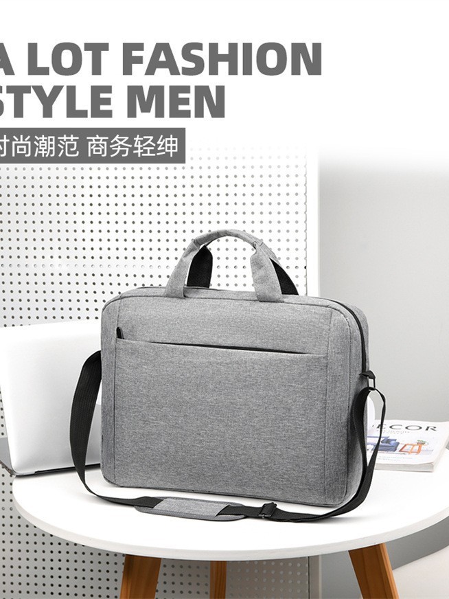 La nueva versión coreana del bolso de computadora de moda, bolso de hombro único para mujeres, mochila portátil ligera y multifuncional para hombres image 1