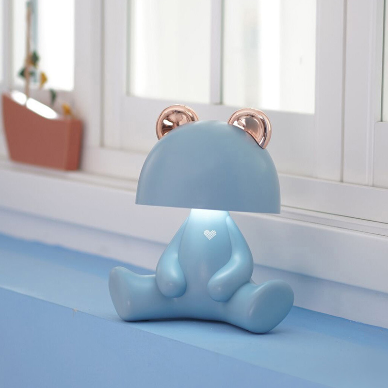 Lámpara de escritorio de protección de ojos LED recargable para regalo de cumpleaños para la novia para la novia para la novia para la luz de la noche (sin Bluetooth)