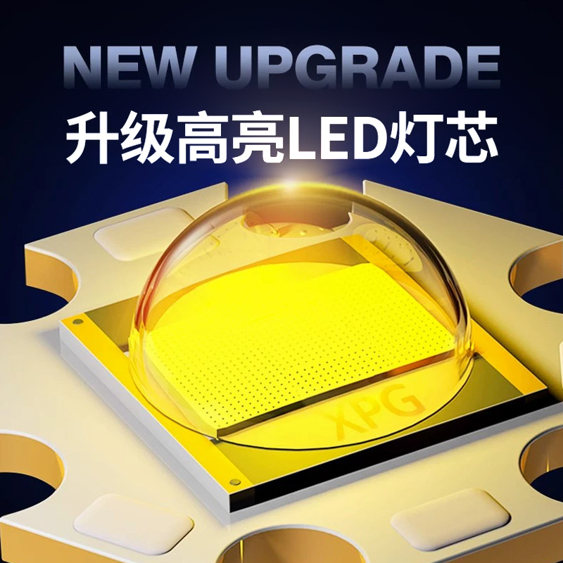 Nuevo faro transfronterizo al aire libre multifuncional luz de largo alcance de luz de inundación luz de emergencia cabeza