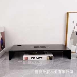 铁艺电脑显示器增高架创意桌面键盘杂物收纳置物架屏幕垫高架子