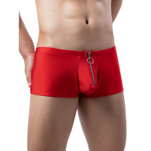 O 45484 Low waist zip breathable men's boxers ��������͸����