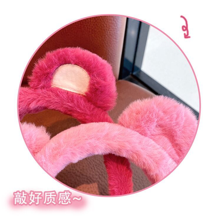 Strawberry Bear Plush Headband